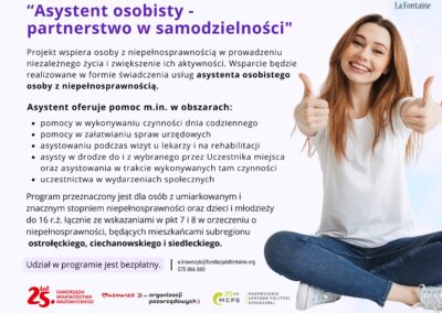 Asystent osobisty” – Partnerstwo w samodzielności