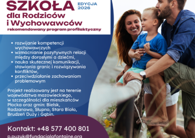 Szkoła dla rodziców i wychowawców – rekomendowany program profilaktyczny – edycja 2026
